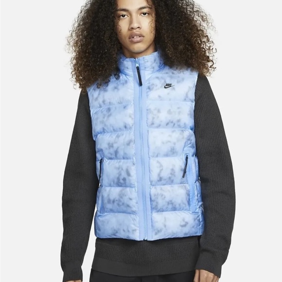 Men Nike Therma Fit Tech Pack Synthetic Fill Puffer Vest Blue DN2817-412 SZ  2XL - Picture 4 of 9